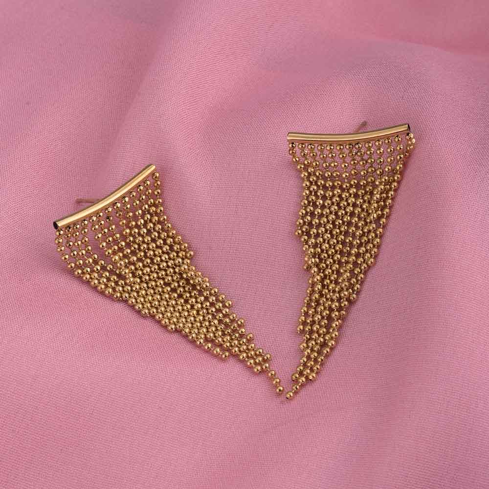 Gold Chain Drop Earrings