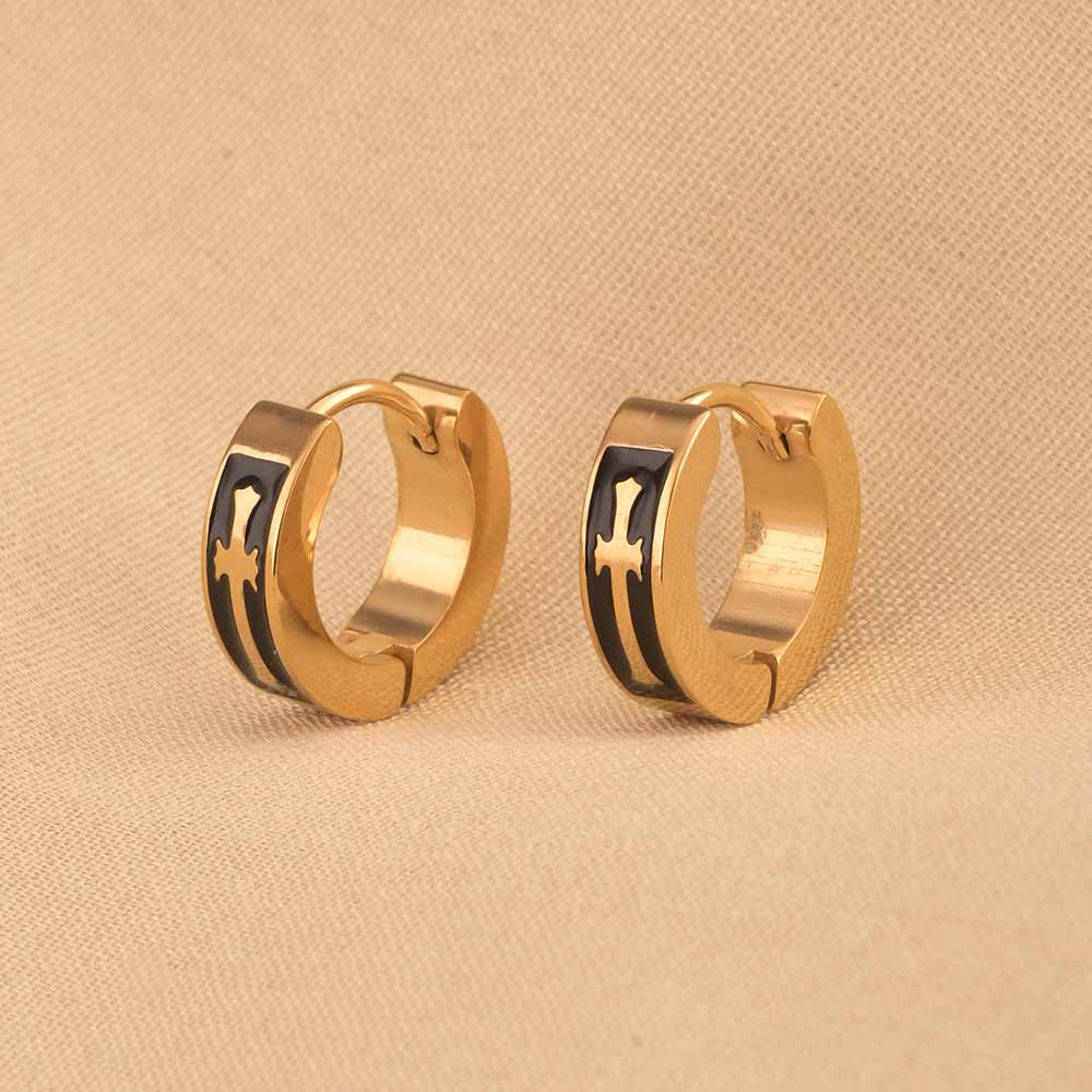 Faith and Fashion Gold Hoop Earrings