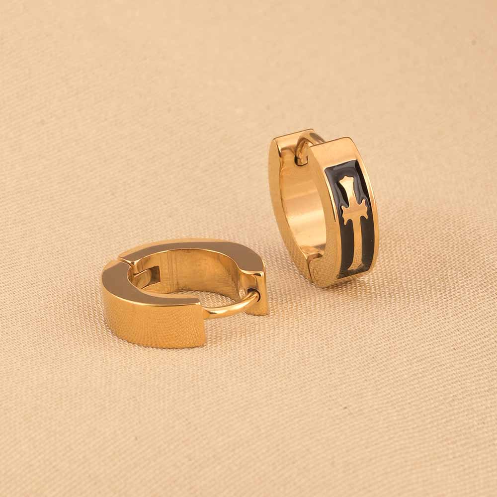 Faith and Fashion Gold Hoop Earrings