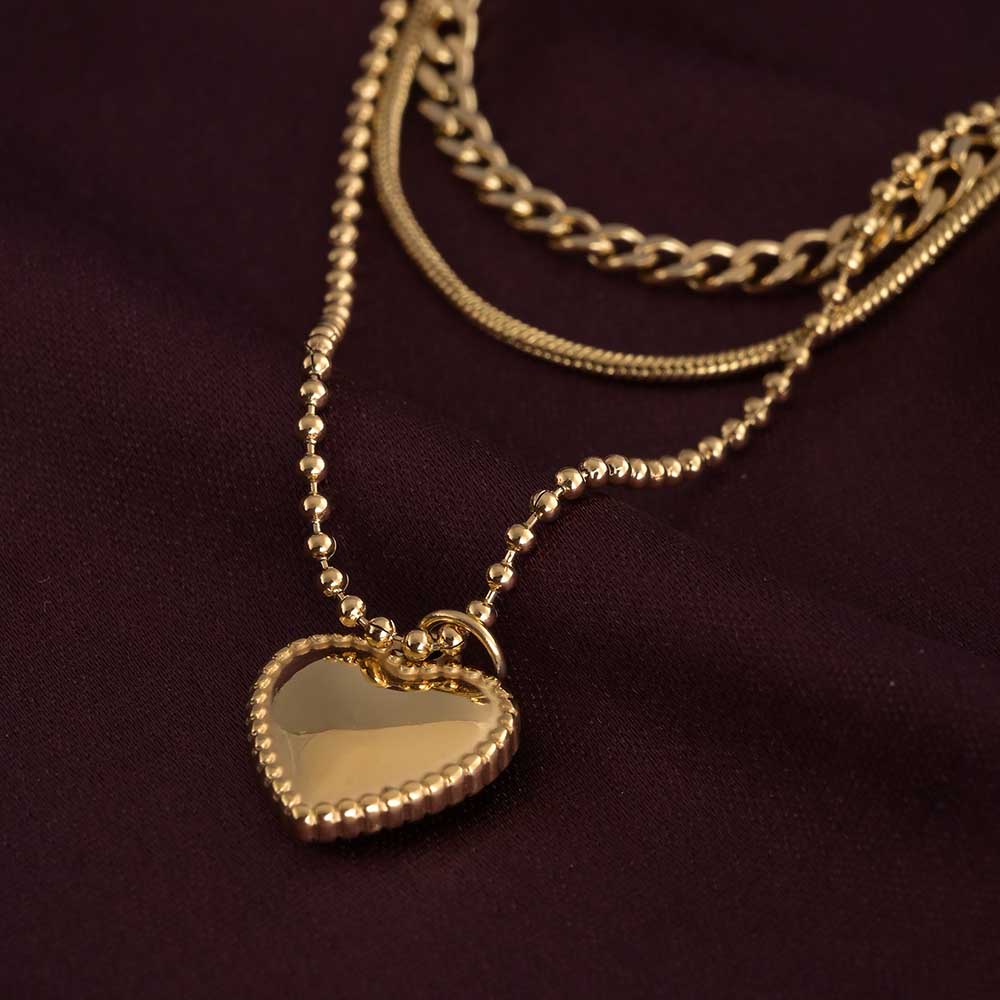 Gilded Affection Layered Necklace