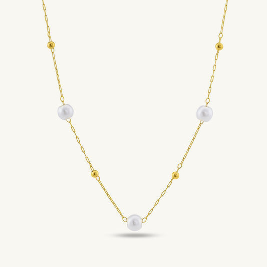 Moonstone Cascade Necklace