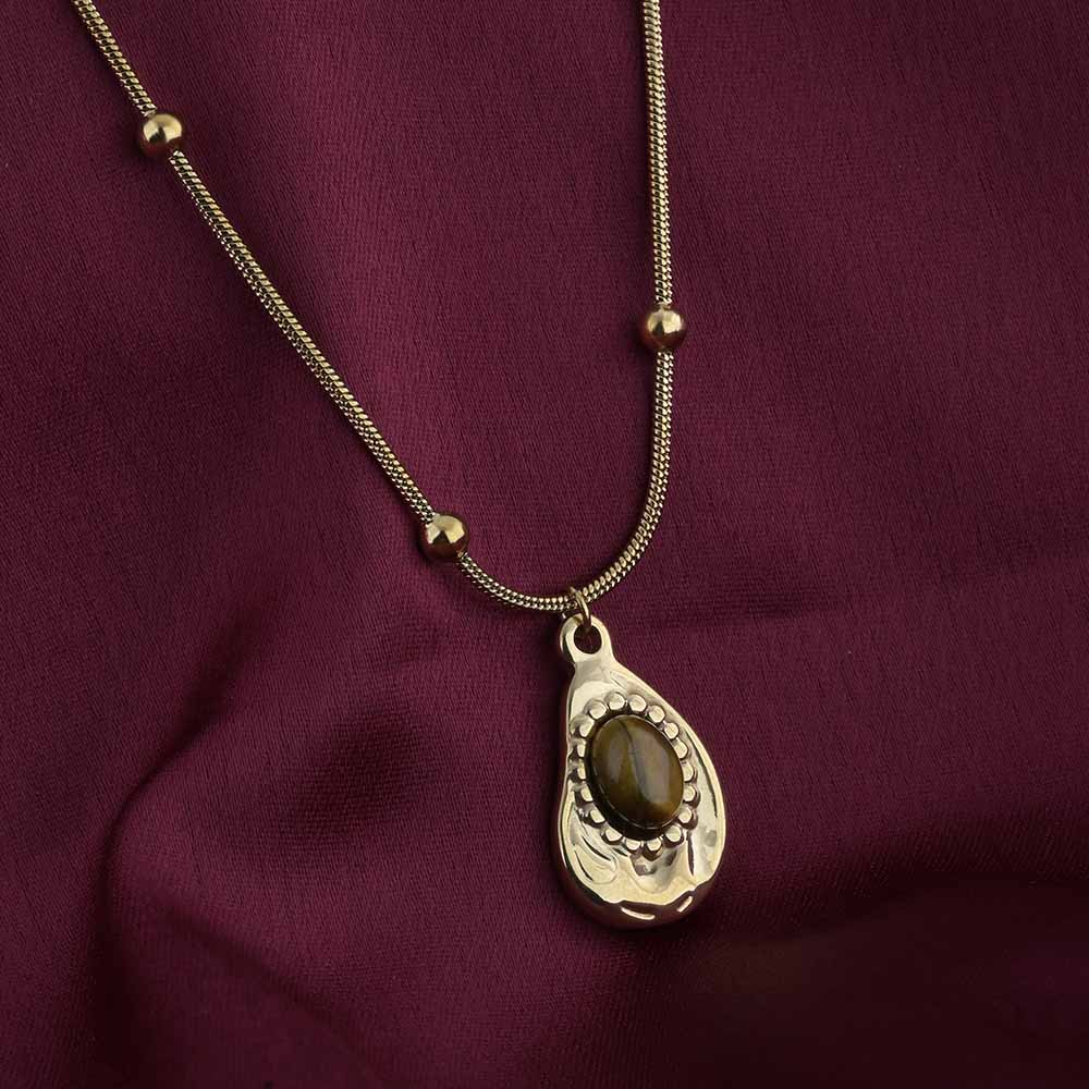 Unique Gold Bead Necklace