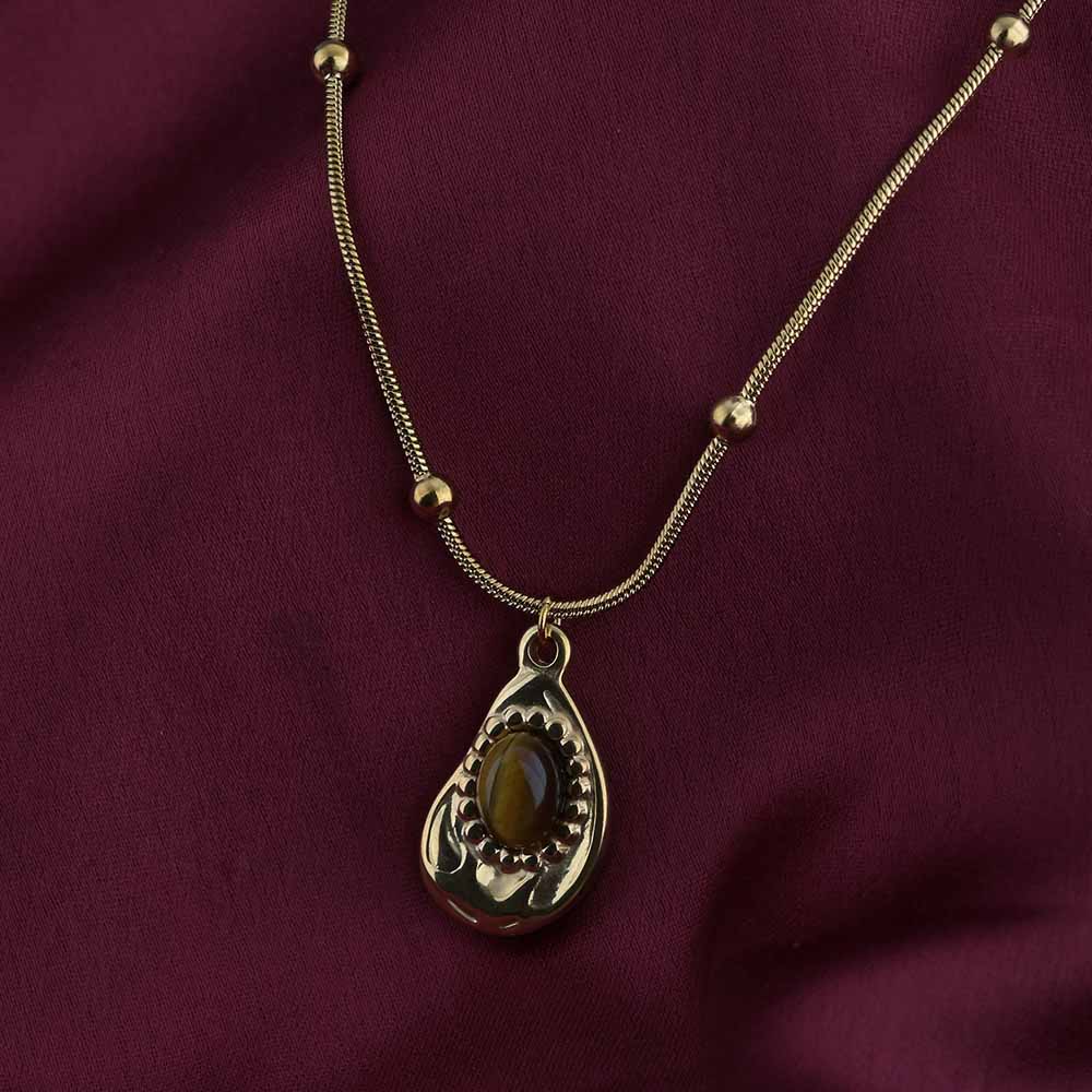 Unique Gold Bead Necklace