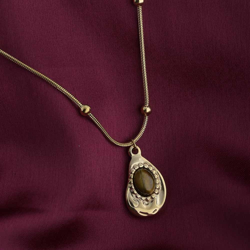 Unique Gold Bead Necklace