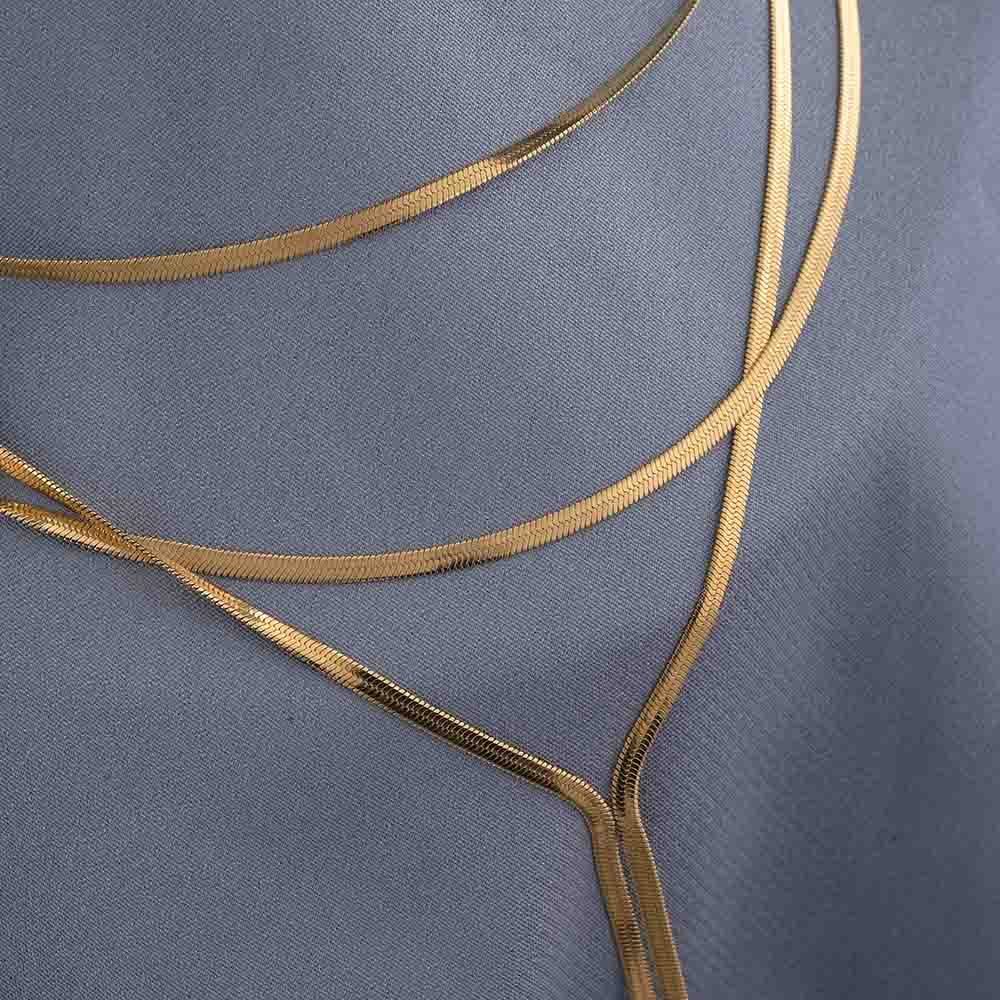 Multi-Stand Gold Necklace