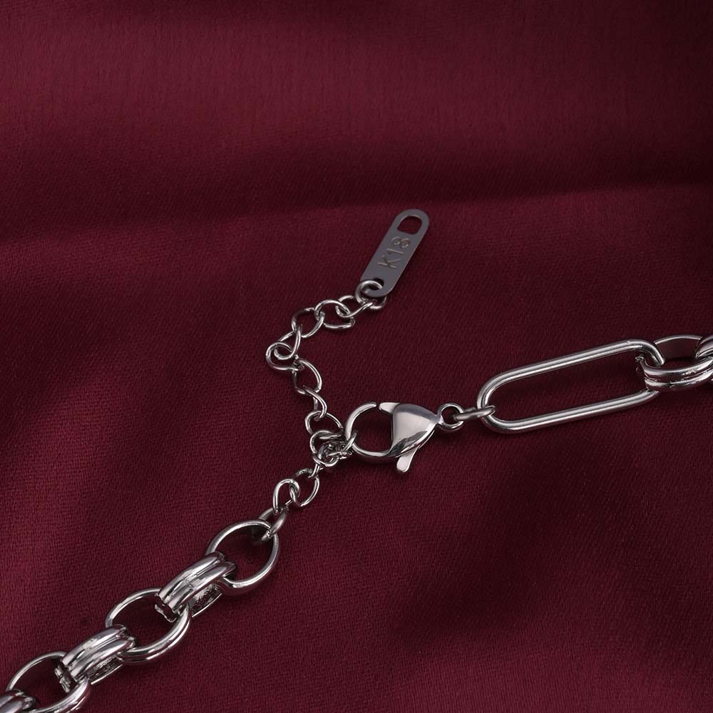 Silver Figaro Chain Necklace