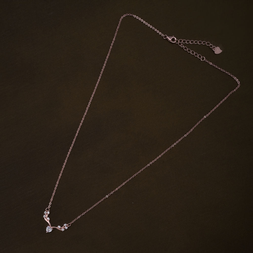 Nature's Elegance Necklace | Rose Gold