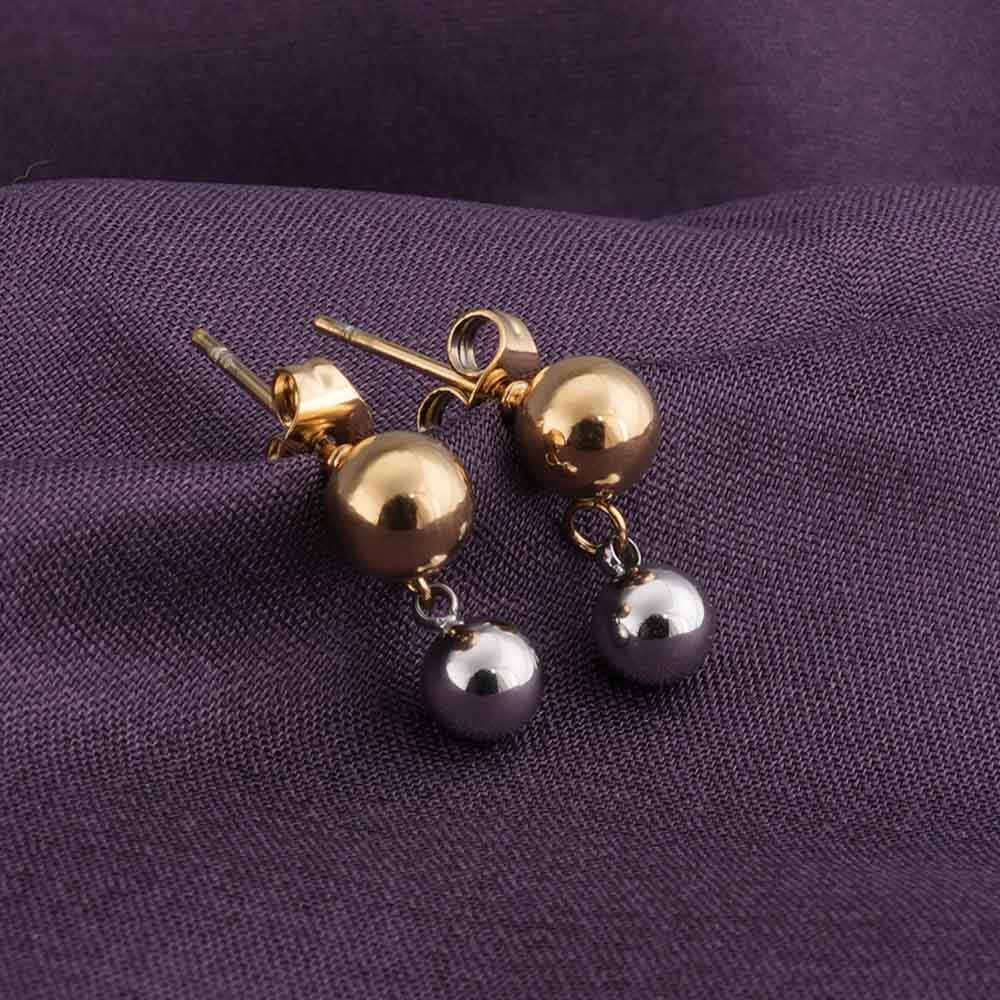 Minimalist Gold & Silver Stud Earrings