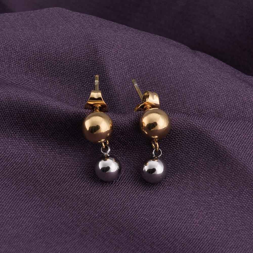 Minimalist Gold & Silver Stud Earrings