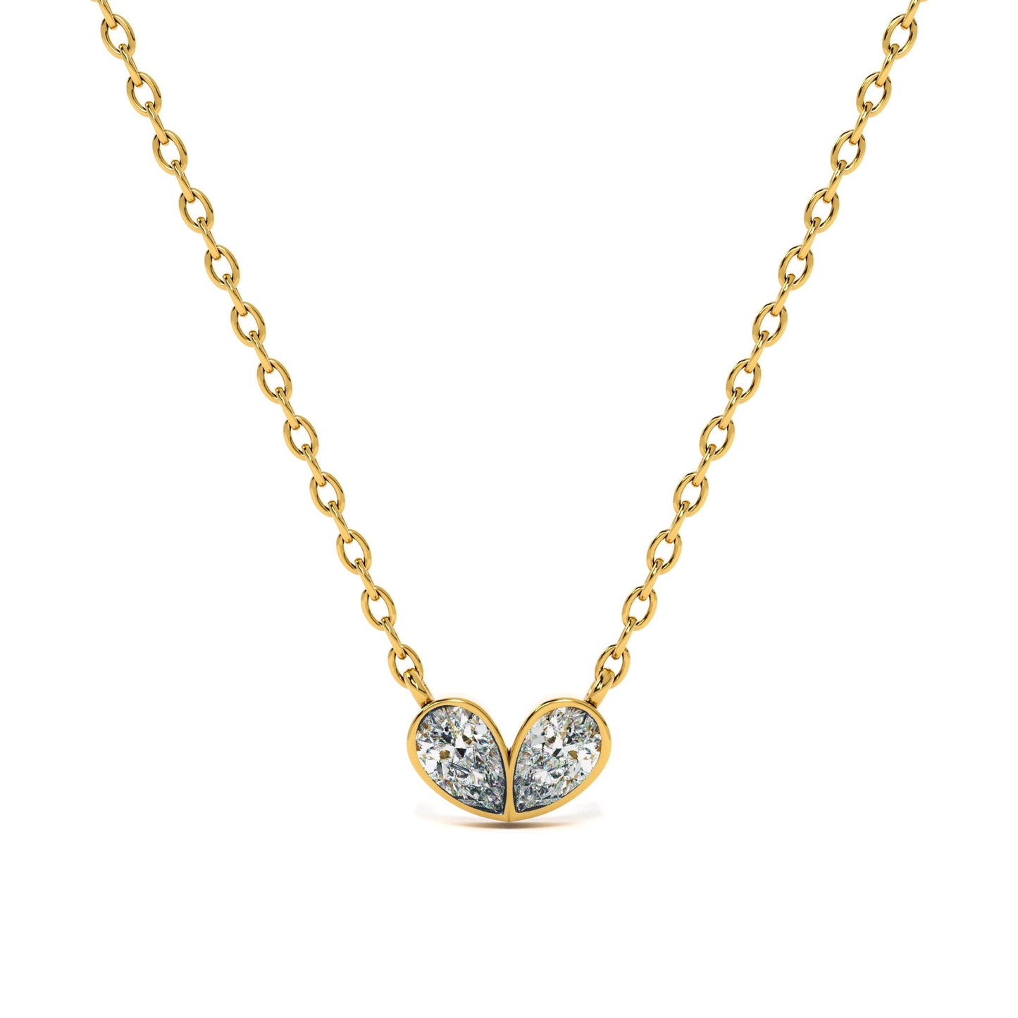 Forever Together 9KT Gold Lab Grown Diamond Necklace