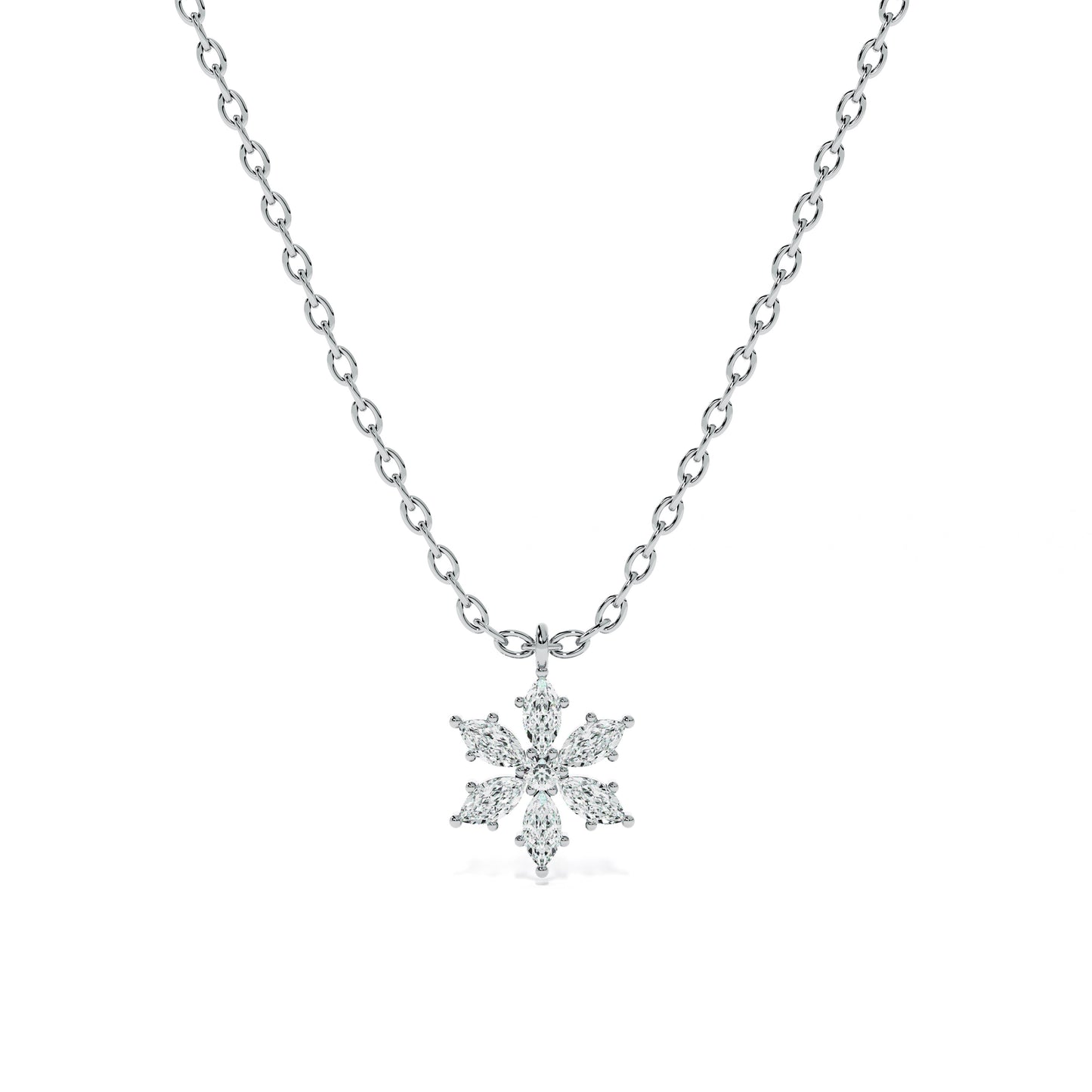 Eternal Blossom 9KT Gold Lab Grown Diamond Necklace