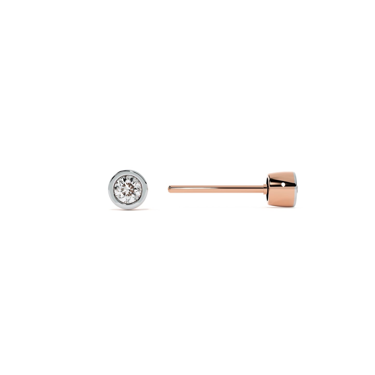 Classic Gem 9KT Gold Lab Grown Diamond Stud Earring