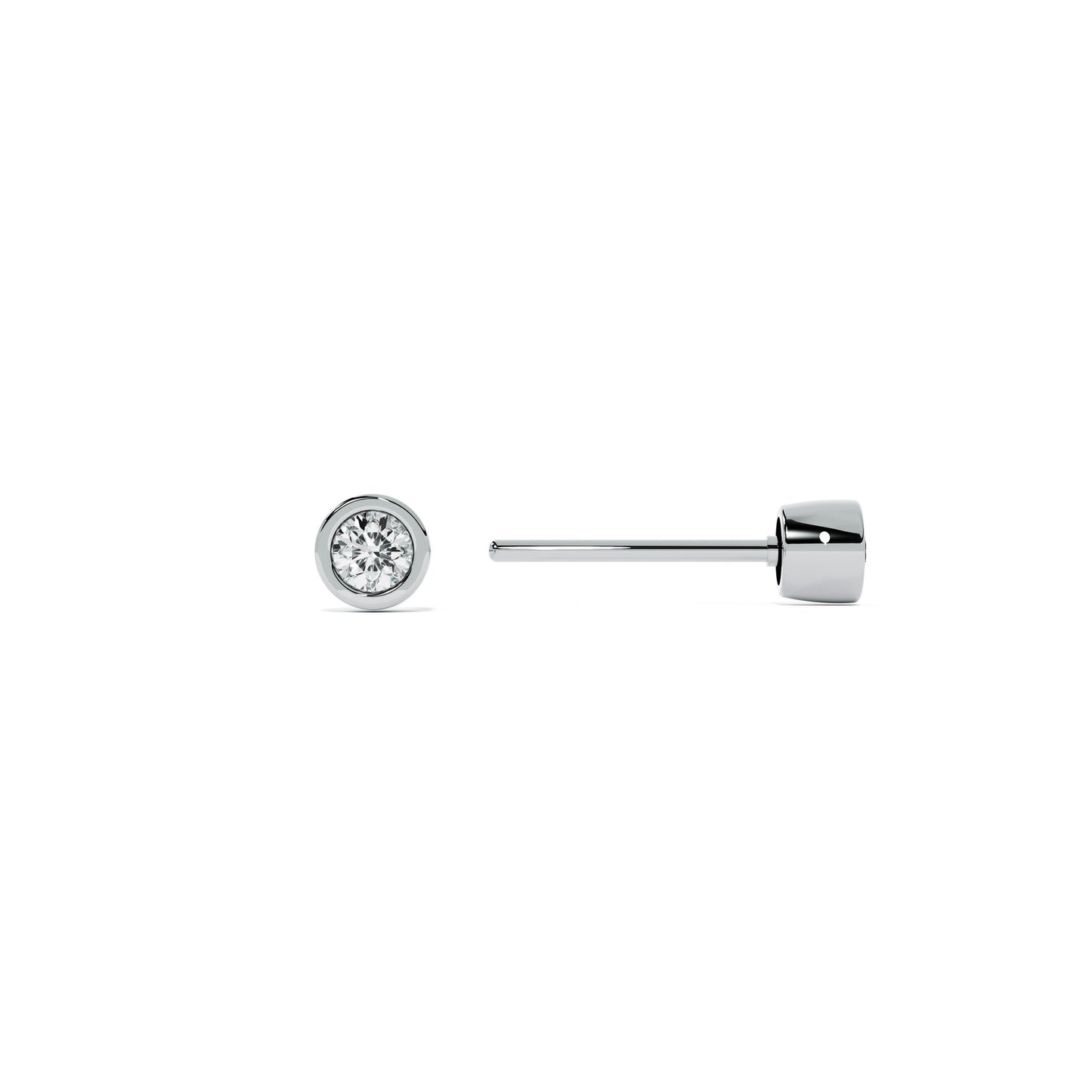 Classic Gem 9KT Gold Lab Grown Diamond Stud Earring
