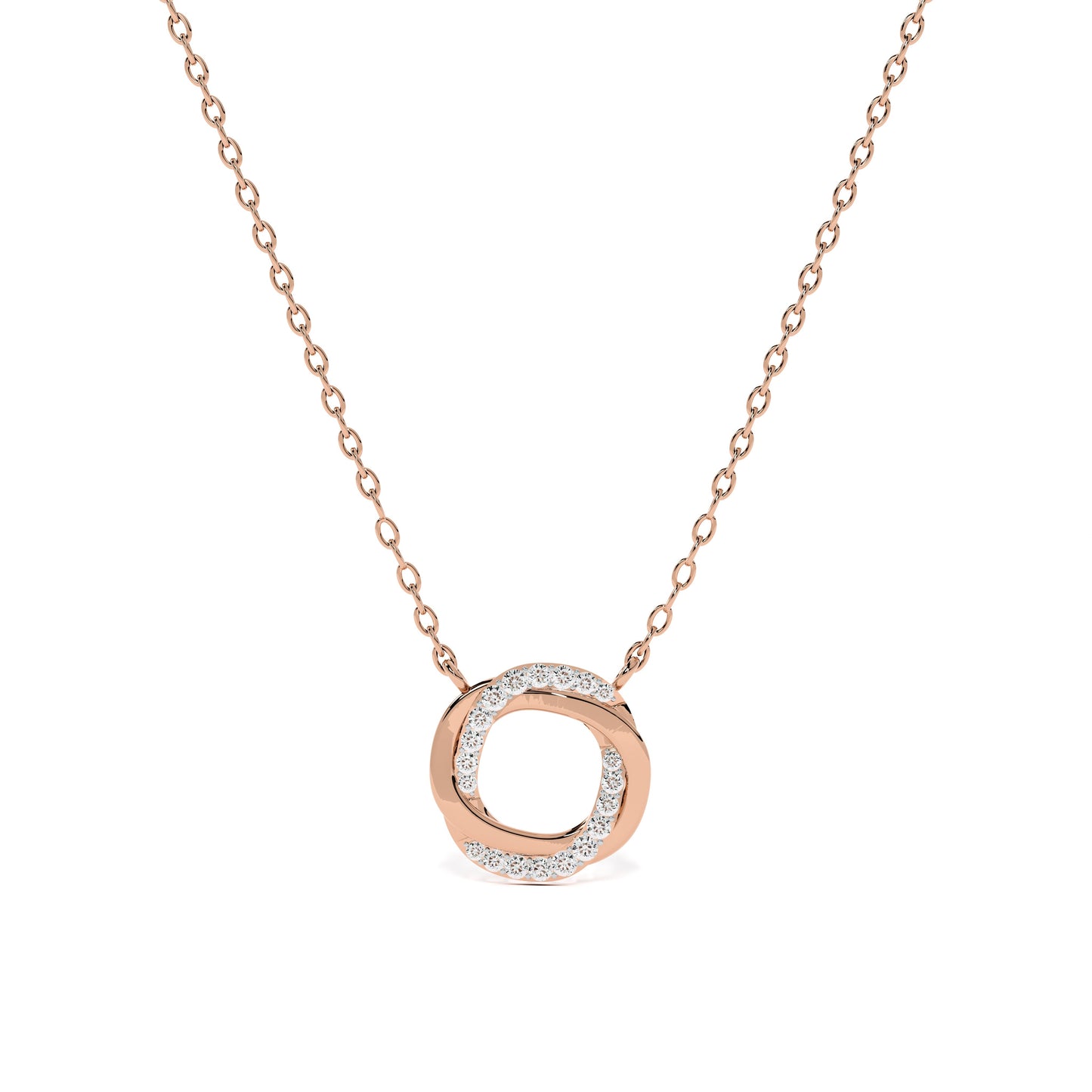 Cherished Connection 9KT Gold Lab Grown Diamond Necklace