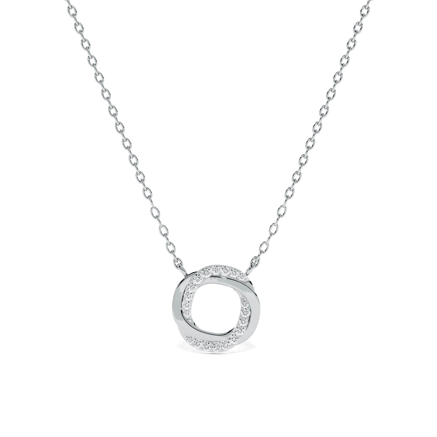 Cherished Connection 9KT Gold Lab Grown Diamond Necklace