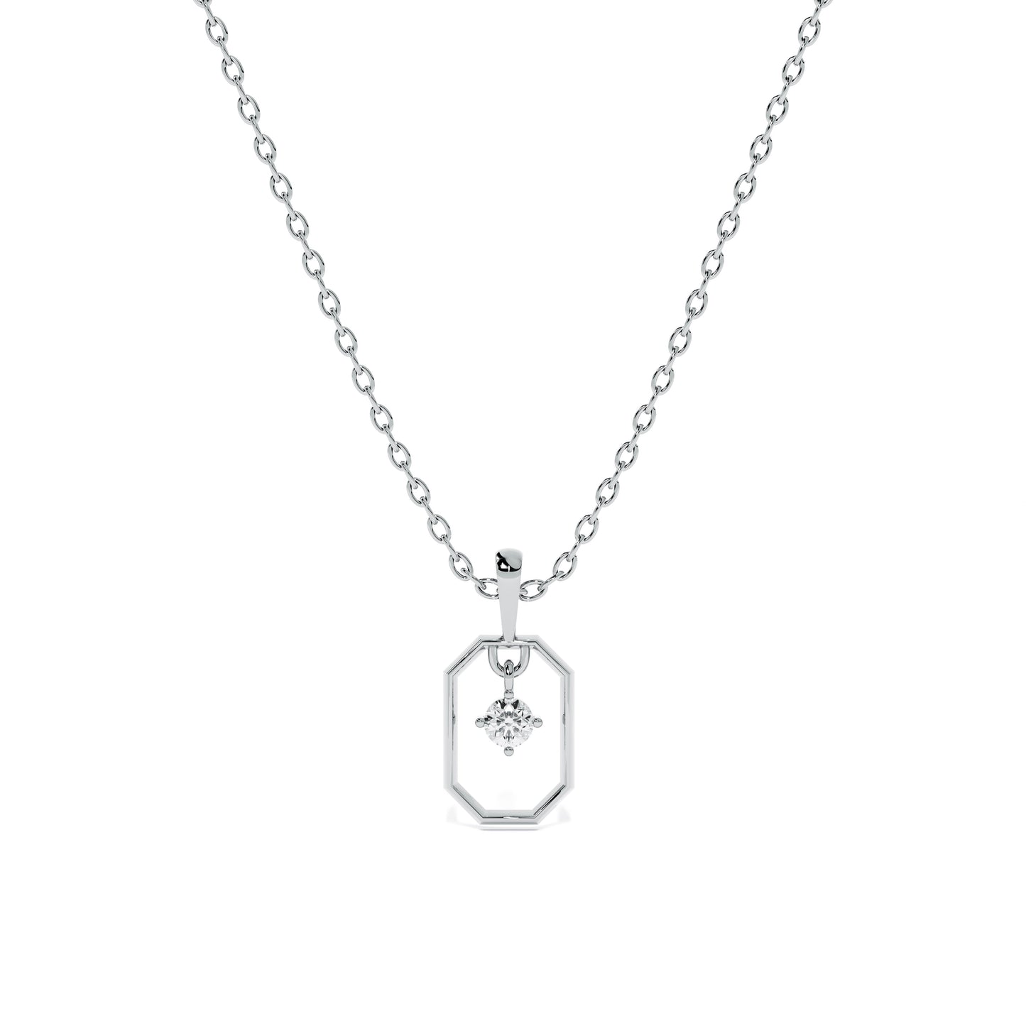 Vera Glow 9KT Gold Lab Grown Diamond Pendant