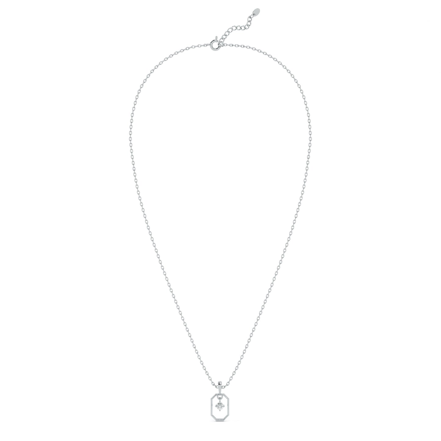 Vera Glow 9KT Gold Lab Grown Diamond Pendant