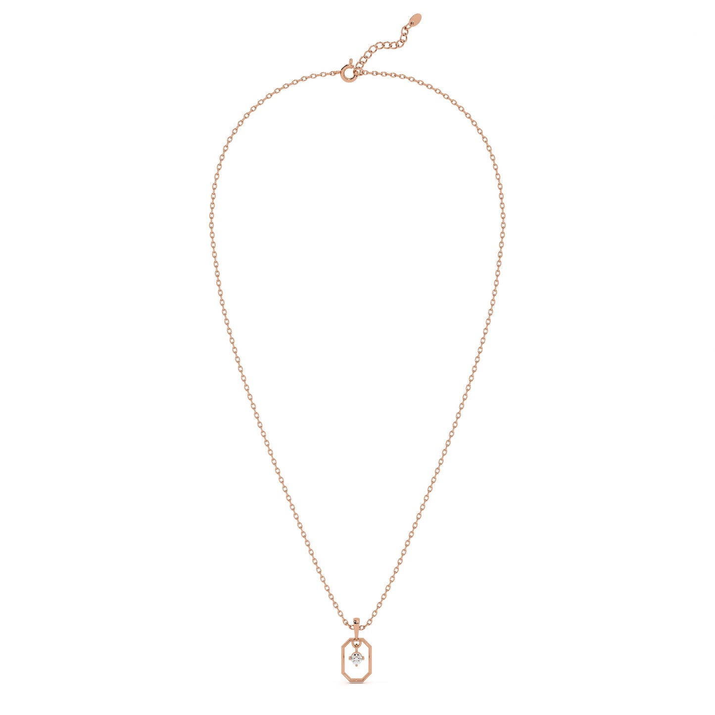 Vera Glow 9KT Gold Lab Grown Diamond Pendant
