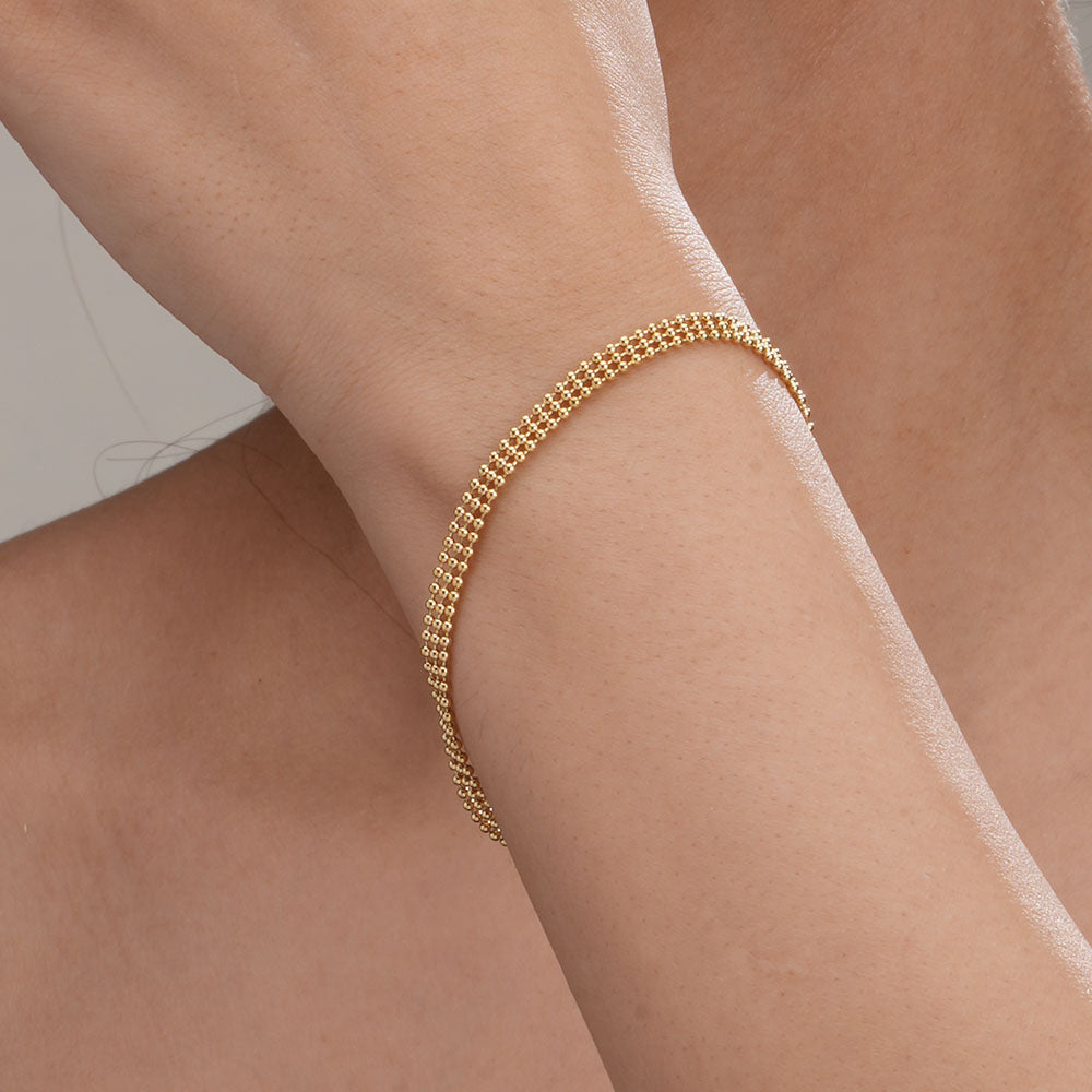 Gold Classic Link Bracelet
