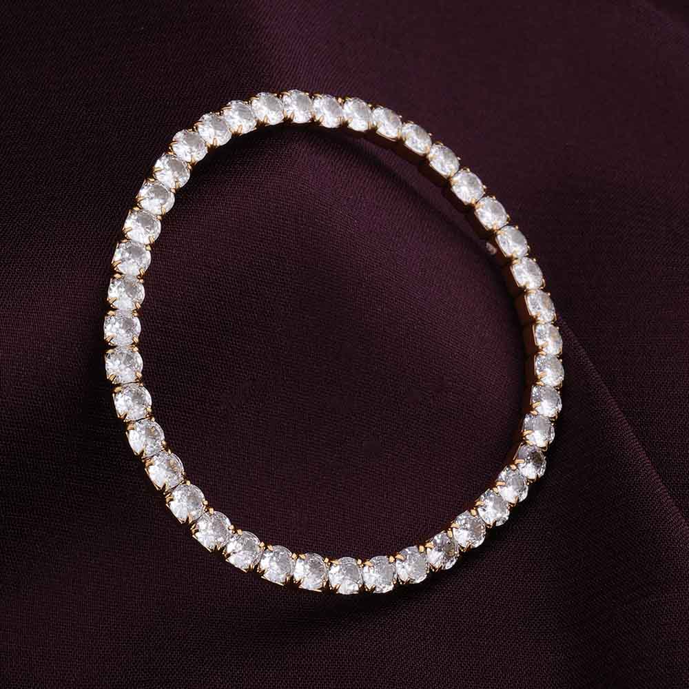 Exquisite Gold Studded Bracelet