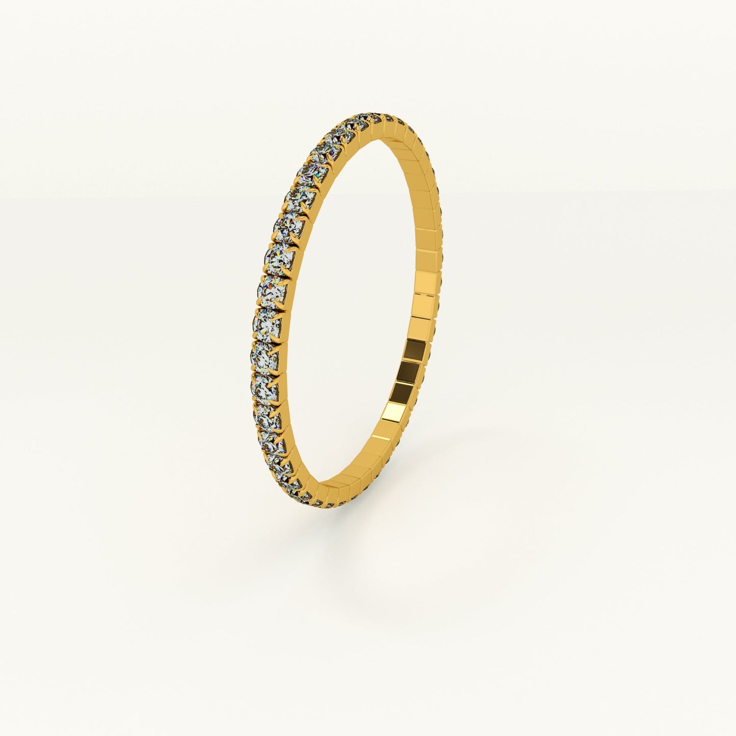 Exquisite Gold Studded Bracelet