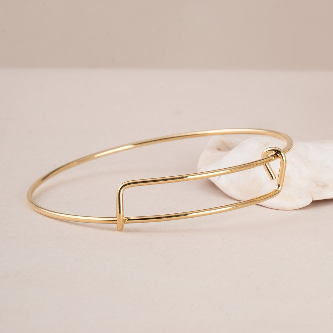 Expandable Bangle Antique Gold Bracelet