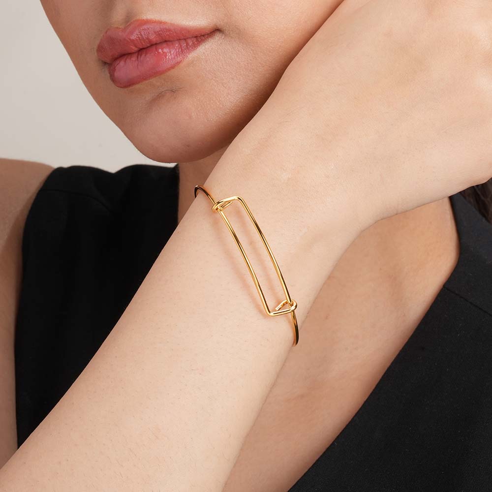 Expandable Bangle Antique Gold Bracelet
