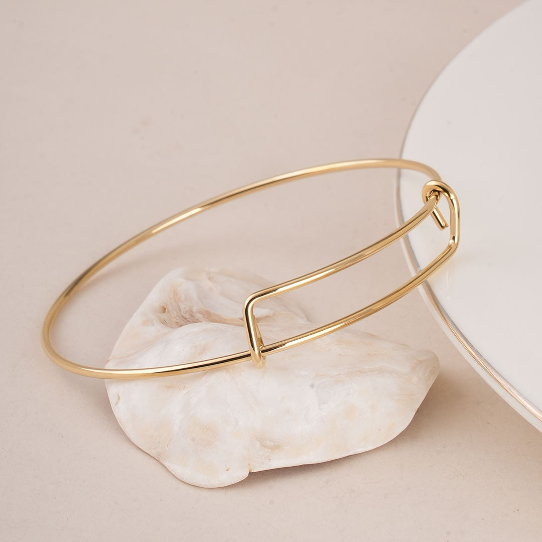 Expandable Bangle Antique Gold Bracelet
