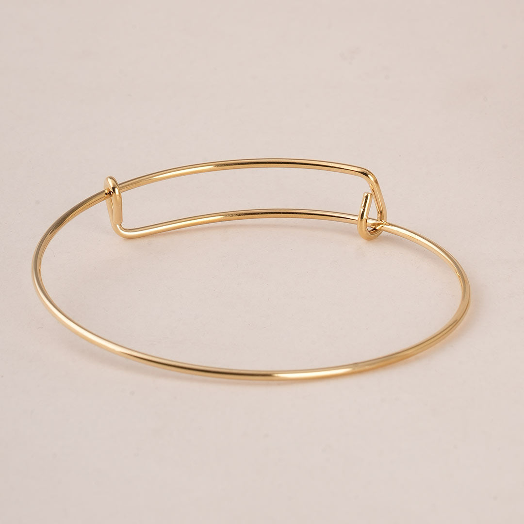 Expandable Bangle Antique Gold Bracelet