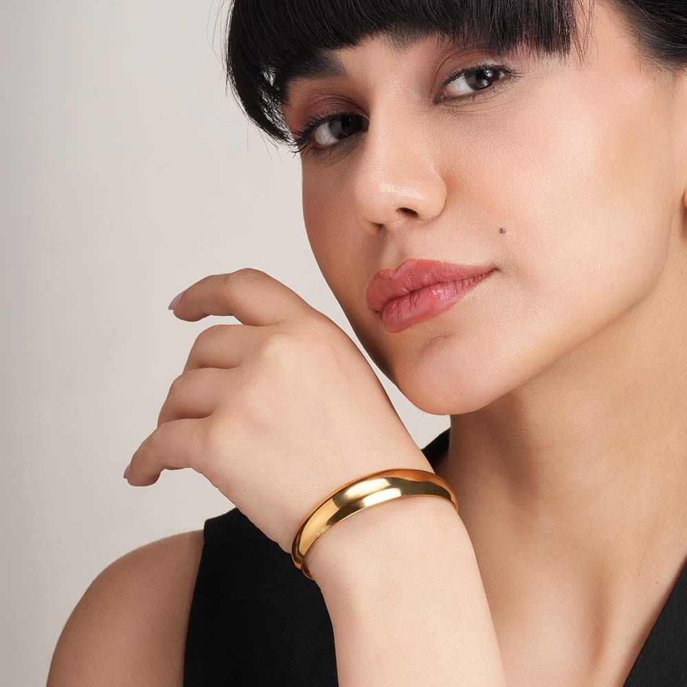 Orbit Bling Open Cuff Bracelet