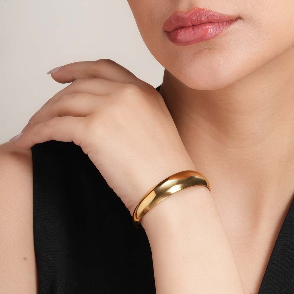 Orbit Bling Open Cuff Bracelet