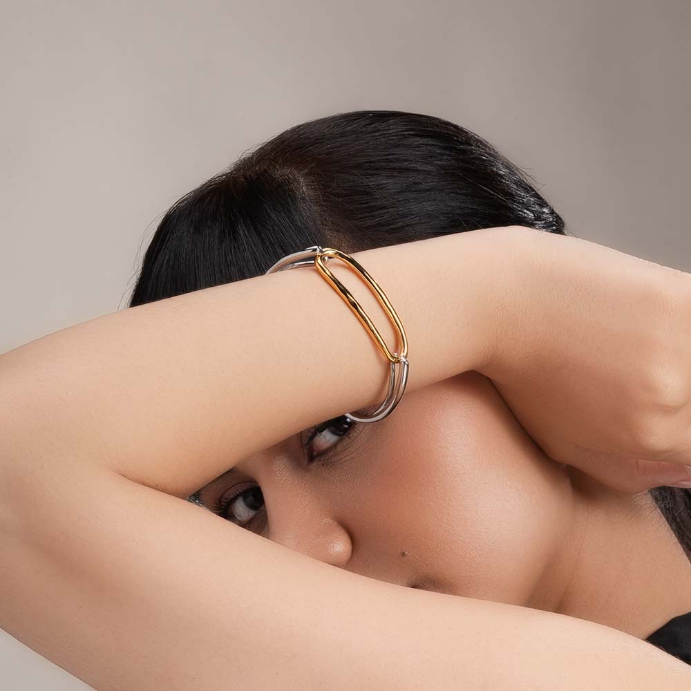 Modern Parallel Link Bracelet