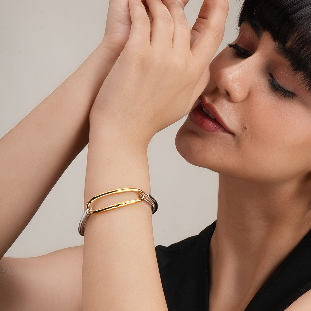 Modern Parallel Link Bracelet
