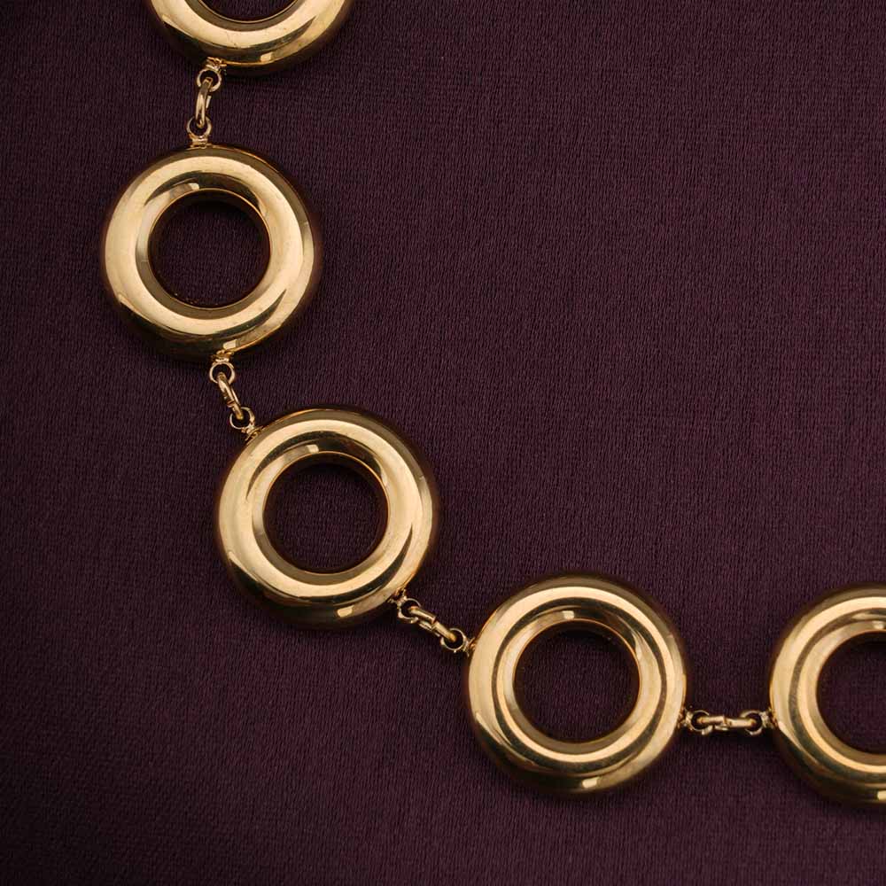 Punky Circle Chain Bracelet
