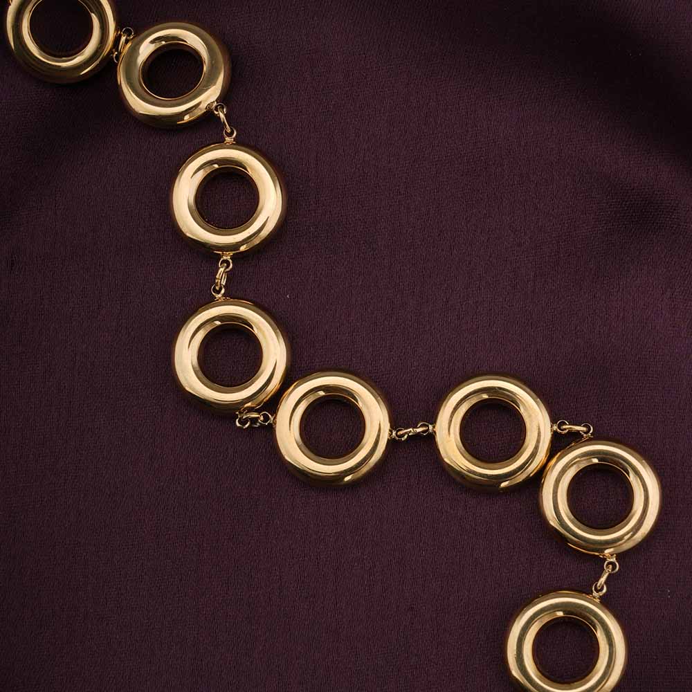 Punky Circle Chain Bracelet