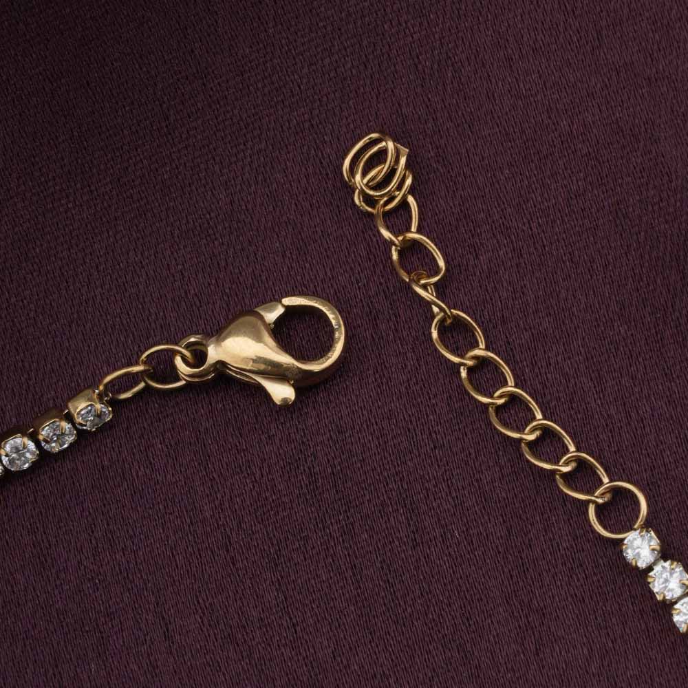 Heart Diamond Chain Bracelet