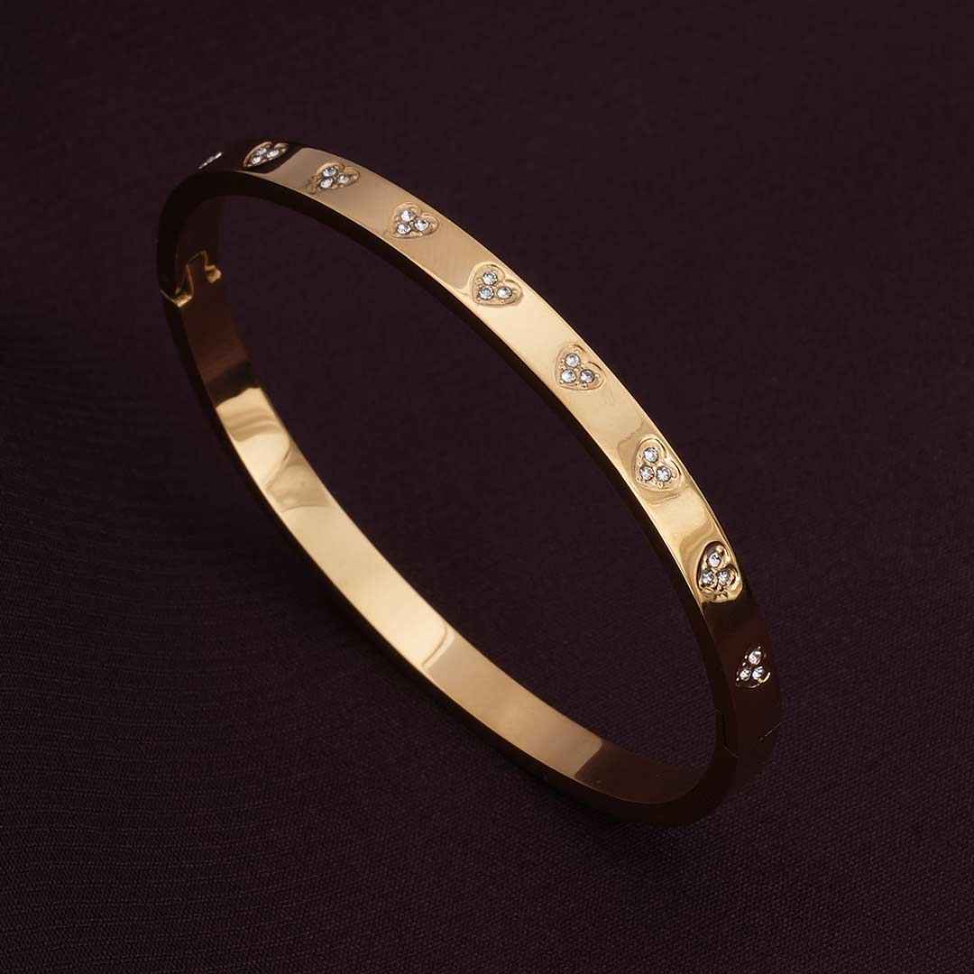 Minimal Stones Bangle Bracelet