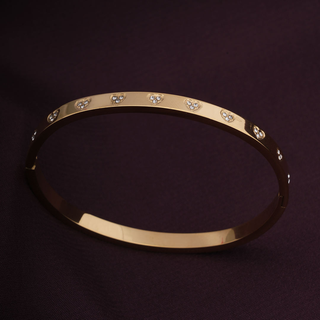 Minimal Stones Bangle Bracelet