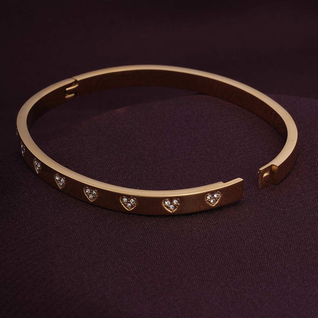 Minimal Stones Bangle Bracelet