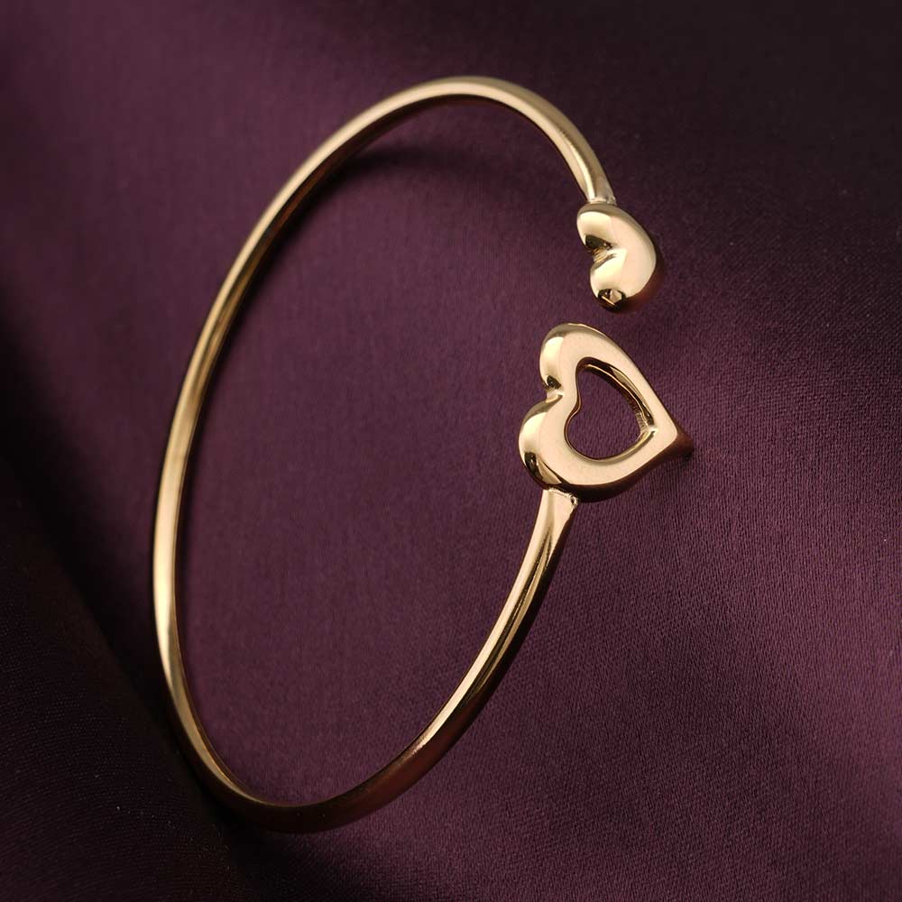 Open Heart Cuff Bracelet