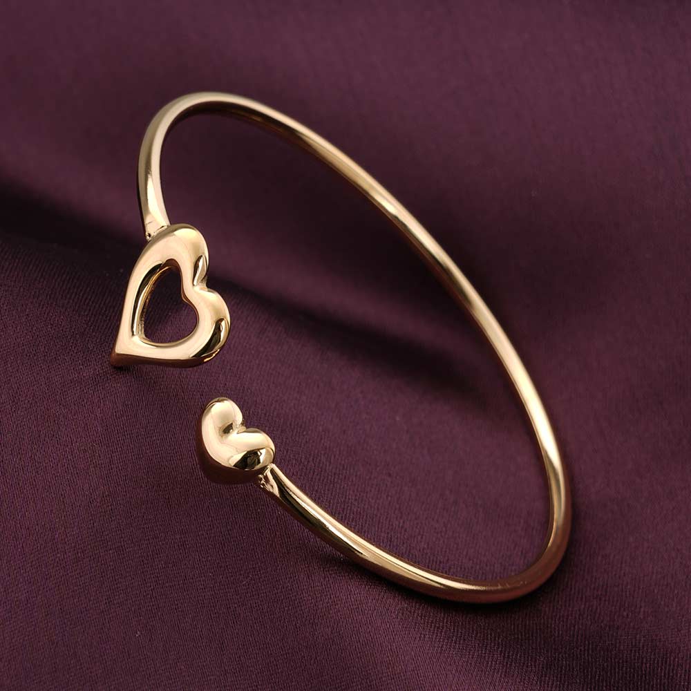 Open Heart Cuff Bracelet