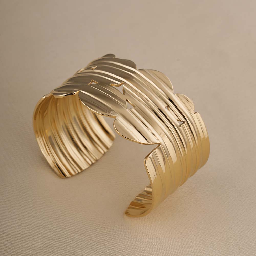 Gold Statement Cuff Bracelet