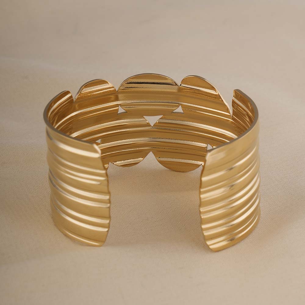 Gold Statement Cuff Bracelet