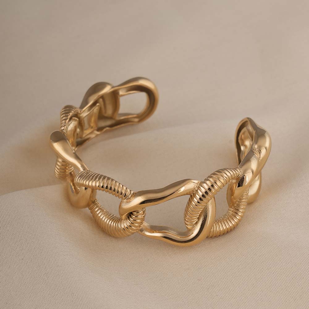 Statement Gold Cuff Bracelet