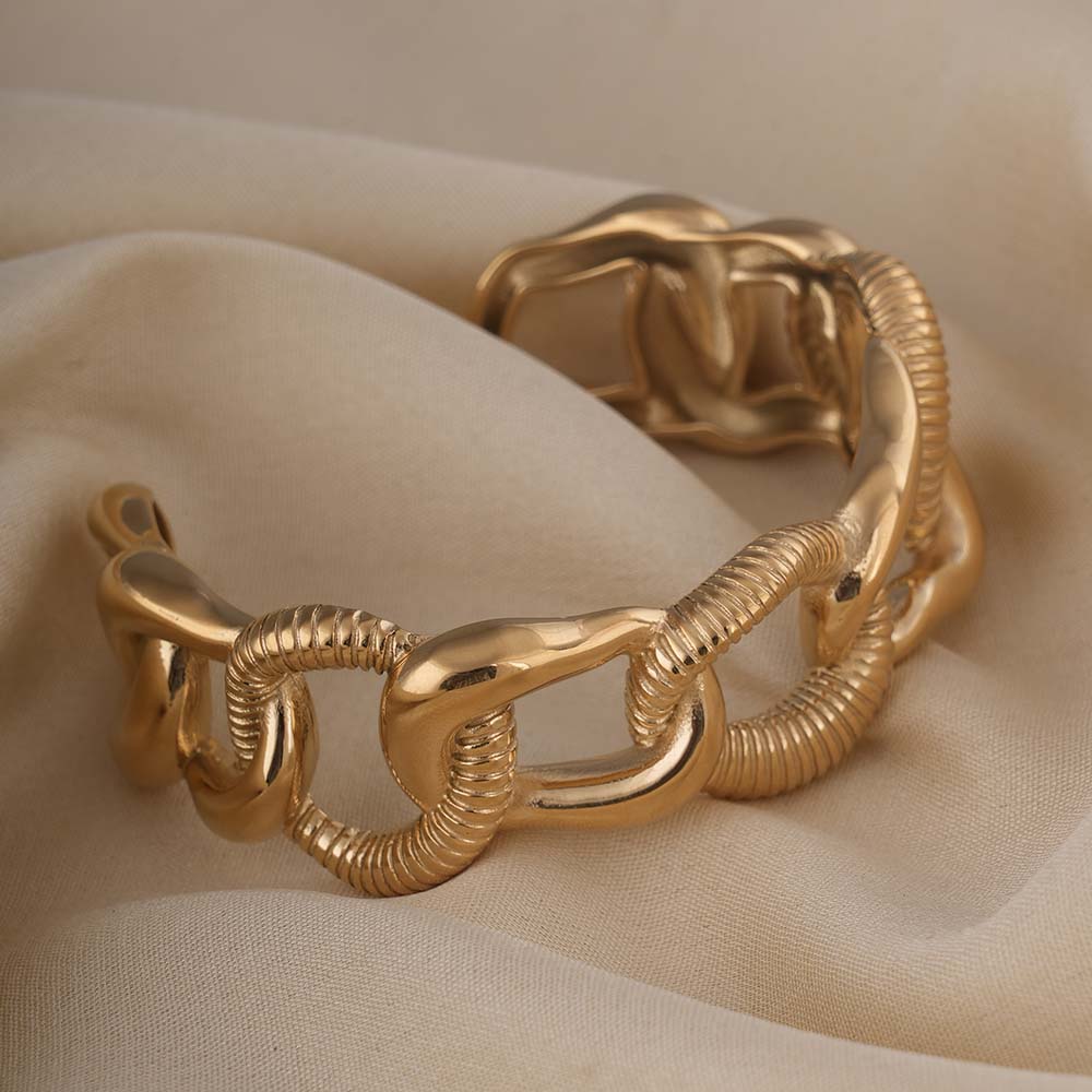 Statement Gold Cuff Bracelet