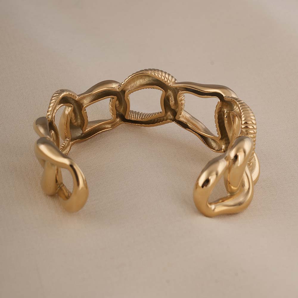 Statement Gold Cuff Bracelet