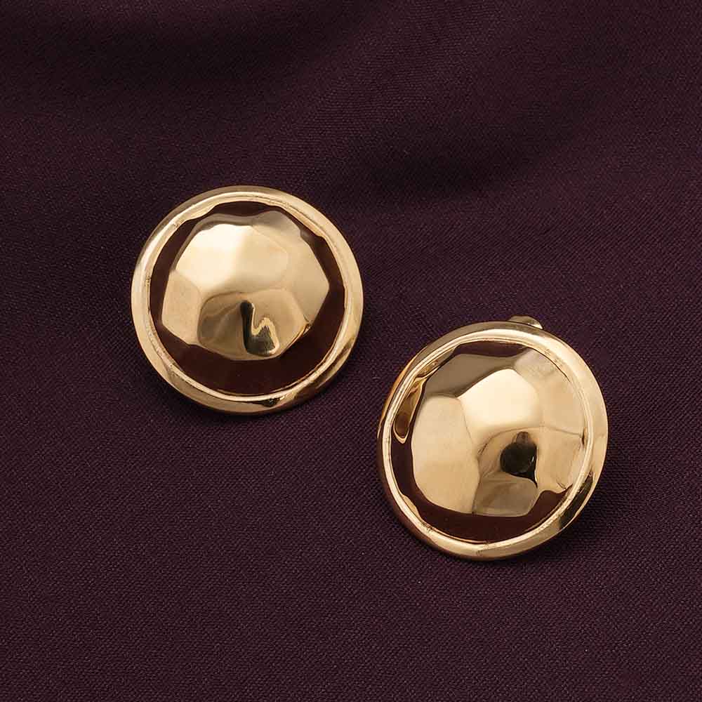 Golden Duo Stud Earrings