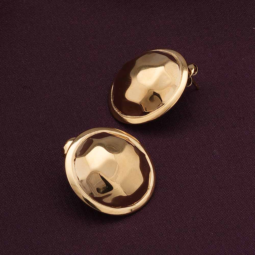 Golden Duo Stud Earrings