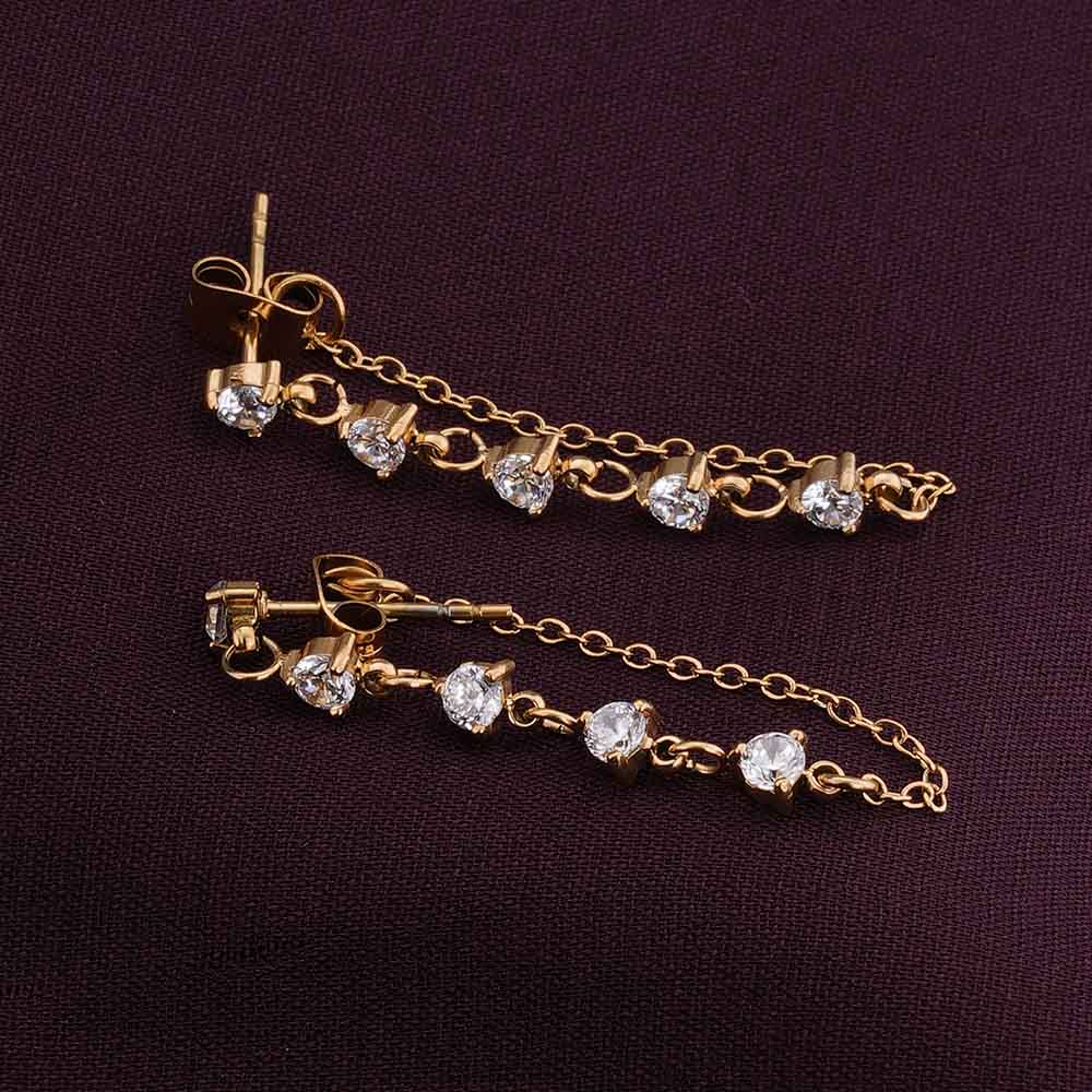 Twinkling Teardrops Drop Earrings