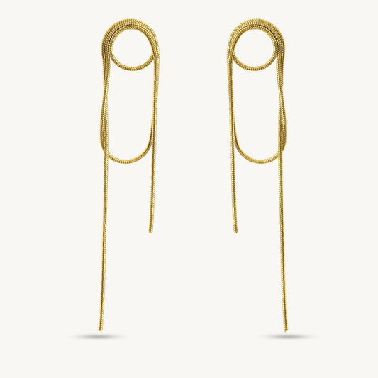 Golden Chain Earrings